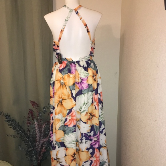 Miss Me Full Length Floral Summer Dress - Picture 2 of 8